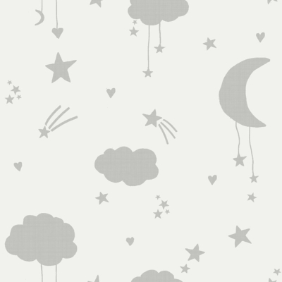 118332 Moon & Stars Grey